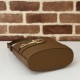 Riproduzione Fedele Gucci 73 mini bucket bag 833665 Marrone imitazioni