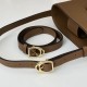 Riproduzione Fedele Gucci 73 mini bucket bag 833665 Marrone imitazioni