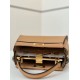 Replica Borsa Fendi Mini Iconic Peekaboo Marrone chiaro Riproduzione Fedele Borsa Fendi Mini Iconic Peekaboo Marrone chiaro imitazioni