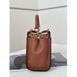 Borsa Fendi Mini Iconic Peekaboo Marrone Borsa Fendi Mini Iconic Peekaboo Marrone