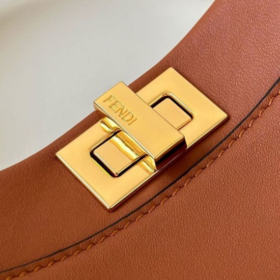 Replica Borsa Fendi Mini Iconic Peekaboo Marrone Riproduzione Fedele Borsa Fendi Mini Iconic Peekaboo Marrone imitazioni
