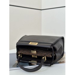 Borsa Fendi Mini Iconica Peekaboo Nero Borsa Fendi Mini Iconica Peekaboo Nero