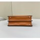 Replica Fendi Peekaboo ISeeU Small Selleria Borsa con 556 impunture cucite a mano Marrone Riproduzione Fedele Fendi Peekaboo ISeeU Small Selleria Borsa con 556 impunture cucite a mano Marrone imitazioni