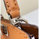 Replica Fendi Peekaboo ISeeU Small Selleria Borsa con 556 impunture cucite a mano Marrone Riproduzione Fedele Fendi Peekaboo ISeeU Small Selleria Borsa con 556 impunture cucite a mano Marrone imitazioni