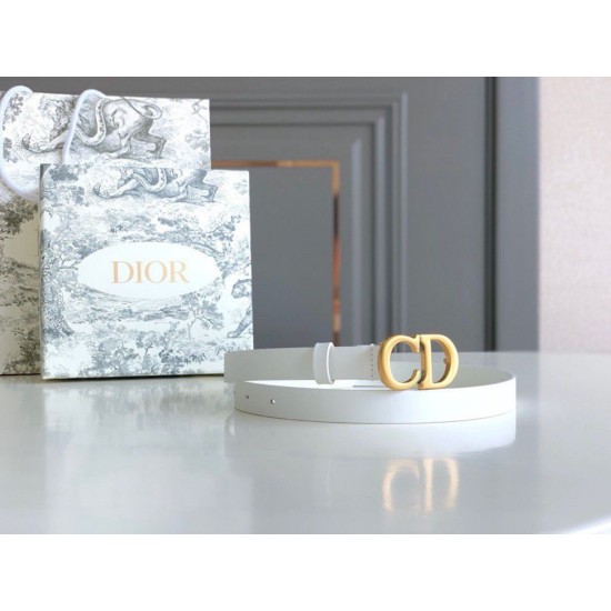 Replica Dior Saddle 20MM Cintura Bianco Riproduzione Fedele Dior Saddle 20MM Cintura Bianco imitazioni