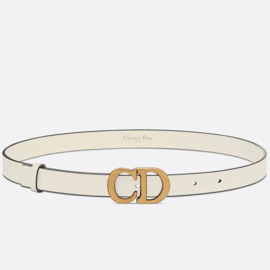 Replica Dior Saddle 20MM Cintura Bianco Riproduzione Fedele Dior Saddle 20MM Cintura Bianco imitazioni