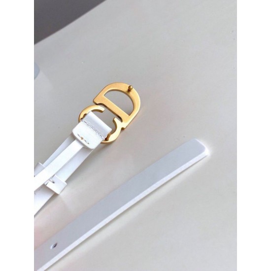 Replica Dior Saddle 20MM Cintura Bianco Riproduzione Fedele Dior Saddle 20MM Cintura Bianco imitazioni