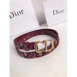 Dior Saddle 20MM Cintura Dior Oblique Jacquard Bordeaux Dior Saddle 20MM Cintura Dior Oblique Jacquard Bordeaux