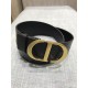 Replica Dior 30 Montaigne Cintura 35MM Nero Riproduzione Fedele Dior 30 Montaigne Cintura 35MM Nero imitazioni