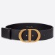 Replica Dior 30 Montaigne Cintura 35MM Nero Riproduzione Fedele Dior 30 Montaigne Cintura 35MM Nero imitazioni