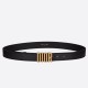 Replica Dior D-Fence 30MM Cintura Nera Riproduzione Fedele Dior D-Fence 30MM Cintura Nera imitazioni