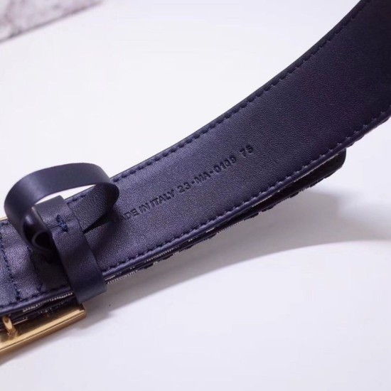 Replica Borsa Dior Diorquake 35MM Cintura Obliquo Blu Riproduzione Fedele replica Dior Diorquake 35MM Cintura Obliquo Blu imitazioni