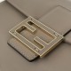 Replica Borsa baguette media Fendi Mamma Nappa grigio Riproduzione Fedele Borsa baguette media Fendi Mamma Nappa grigio imitazioni