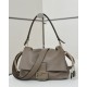 Replica Borsa baguette media Fendi Mamma Nappa grigio Riproduzione Fedele Borsa baguette media Fendi Mamma Nappa grigio imitazioni