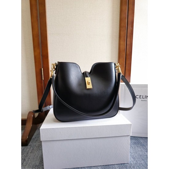 Replica Borsa morbida Celine piccola/media Camille 16 nera Riproduzione Fedele Borsa morbida Celine piccola/media Camille 16 nera imitazioni