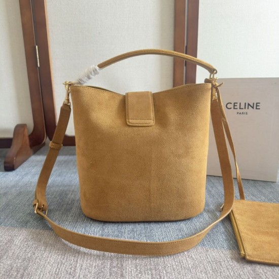 Replica Celine Medium Louise Bag Suede Calfskin Fawn Riproduzione Fedele Celine Medium Louise Bag Suede Calfskin Fawn imitazioni