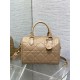 Riproduzione Fedele Borsa Dior Groove 25 in pelle di vitello Macrocannage biscotto imitazioni