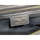 Riproduzione Fedele Borse Imitazioni Macrocannage piatta piccola/media D-Journey Dior nera stropicciata imitazioni