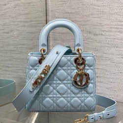 Replica Borsa Dior piccola Lady Dior My ABCDior blu Riproduzione Fedele Borsa replica Dior piccola Lady Dior My ABCDior blu imitazioni