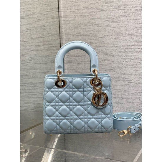 Replica Borsa Dior piccola Lady Dior My ABCDior blu Riproduzione Fedele Borsa replica Dior piccola Lady Dior My ABCDior blu imitazioni