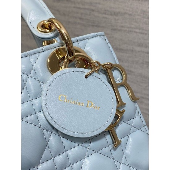 Replica Borsa Dior piccola Lady Dior My ABCDior blu Riproduzione Fedele Borsa replica Dior piccola Lady Dior My ABCDior blu imitazioni