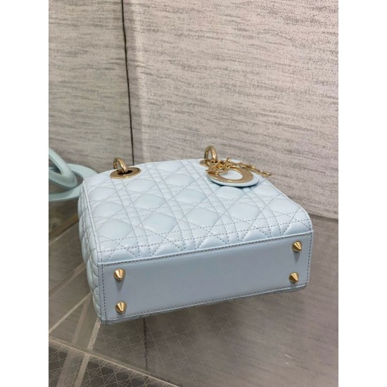Replica Borsa Dior piccola Lady Dior My ABCDior blu Riproduzione Fedele Borsa replica Dior piccola Lady Dior My ABCDior blu imitazioni