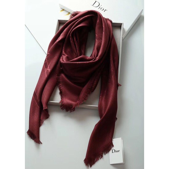 Replica Christian Dior Cannage Scialle 140 cm Bordeaux Riproduzione Fedele Christian Dior Cannage Scialle 140 cm Bordeaux imitazioni