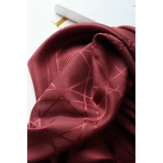 Replica Christian Dior Cannage Scialle 140 cm Bordeaux Riproduzione Fedele Christian Dior Cannage Scialle 140 cm Bordeaux imitazioni
