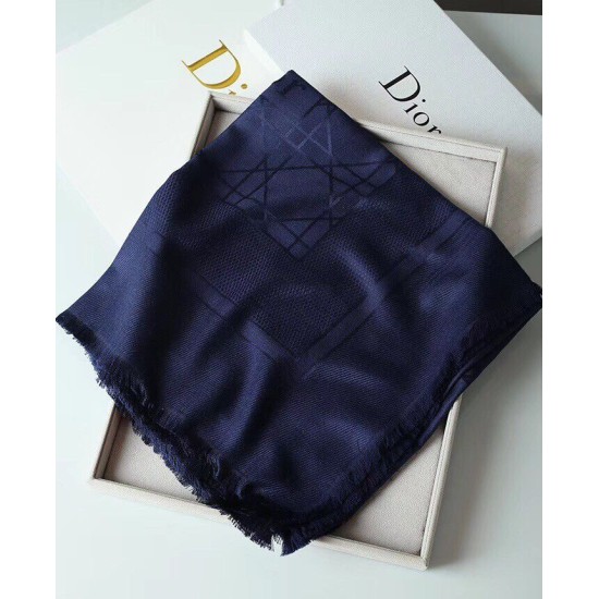 Replica Christian Dior Cannage Scialle 140cm Blu Navy Riproduzione Fedele Christian Dior Cannage Scialle 140cm Blu Navy imitazioni