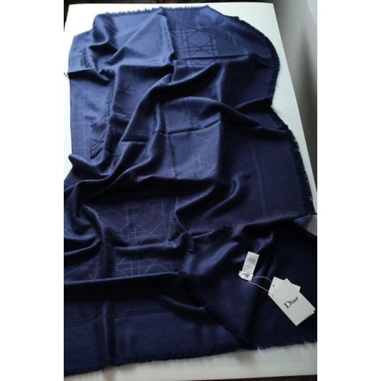 Replica Christian Dior Cannage Scialle 140cm Blu Navy Riproduzione Fedele Christian Dior Cannage Scialle 140cm Blu Navy imitazioni