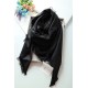 Riproduzione Fedele Dettagli perfetti Christian Dior Cannage Scialle 140cm Nero imitazioni