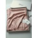 Riproduzione Fedele Christian Dior Cannage Scialle 140cm Rosa Chiaro imitazioni