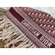 Replica Dior Oblique Sciarpa Cashmere Borgogna Riproduzione Fedele Dior Oblique Sciarpa Cashmere Borgogna imitazioni