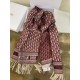 Replica Dior Oblique Sciarpa Cashmere Borgogna Riproduzione Fedele Dior Oblique Sciarpa Cashmere Borgogna imitazioni