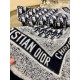 Replica falso Dior Oblique Coperta Lana e Angora Blu Navy Riproduzione Fedele falso Dior Oblique Coperta Lana e Angora Blu Navy imitazioni
