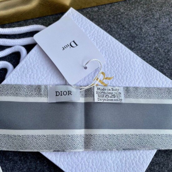Replica Dior Toile de Jouy Sauvage Mitzah Sciarpa Twill di Seta Grigio Riproduzione Fedele Dior Toile de Jouy Sauvage Mitzah Sciarpa Twill di Seta Grigio imitazioni