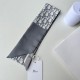 Riproduzione Fedele Dior Oblique Mitzah Sciarpa Twill di Seta Grigio imitazioni