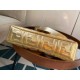 Replica Borsa media Baguette Fendi con motivo FF Oro Riproduzione Fedele Borsa media Baguette Fendi con motivo FF Oro imitazioni