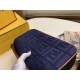Replica Borsa 1:1 media Fendi Baguette blu denim Riproduzione Fedele Borsa Replica media Fendi Baguette blu denim imitazioni