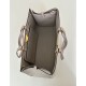 Replica Fendi Peekaboo-Tote Bag FF Grigio Riproduzione Fedele Fendi Peekaboo-Tote Bag FF Grigio imitazioni