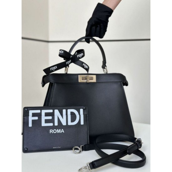 Replica Borsa Peekaboo Fendi di Marc Jacobs Nero Riproduzione Fedele Borsa Peekaboo Fendi di Marc Jacobs Nero imitazioni