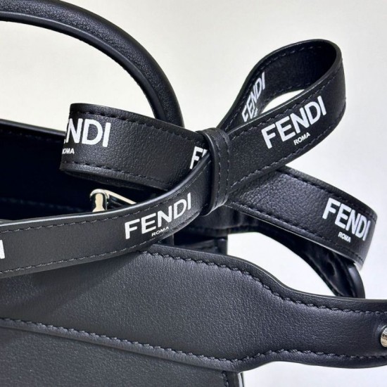 Replica Borsa Peekaboo Fendi di Marc Jacobs Nero Riproduzione Fedele Borsa Peekaboo Fendi di Marc Jacobs Nero imitazioni