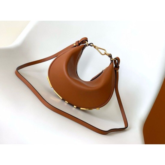 Replica Mini borsa Fendi Fendigraphy marrone Riproduzione Fedele Mini borsa Fendi Fendigraphy marrone imitazioni