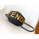 Replica Fendi Fendigraphy Mini Bag Nero Riproduzione Fedele Fendi Fendigraphy Mini Bag Nero imitazioni