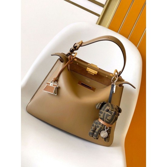 Riproduzione Fedele Fendi Peekaboo Soft Medium Bag Marrone imitazioni