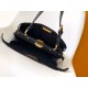 Replica Fendi Peekaboo Soft Medium Bag Nero Riproduzione Fedele Fendi Peekaboo Soft Medium Bag Nero imitazioni
