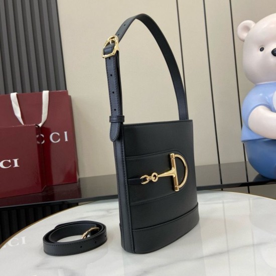 Replica Borsa a secchiello mini Gucci 73 833665 Nera Riproduzione Fedele replica a secchiello mini Gucci 73 833665 Nera imitazioni