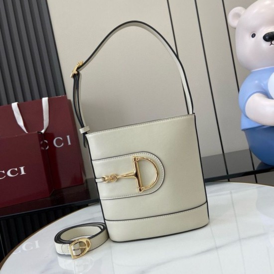 Replica Borsa a secchiello mini Gucci 73 833665 Bianca Riproduzione Fedele Borsa a secchiello mini Gucci 73 833665 Bianca imitazioni