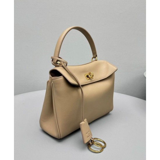 Replica Balenciaga Rodeo Mini Handbag Albicocca Riproduzione Fedele Balenciaga Rodeo Mini Handbag Albicocca imitazioni