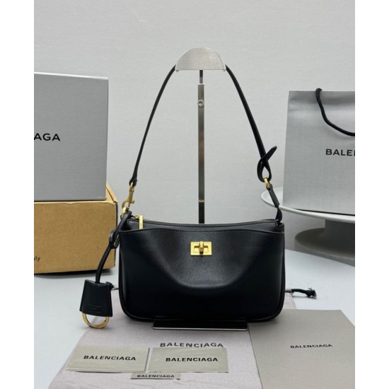 Riproduzione Fedele Balenciaga Rodeo Sling Pochette Nero imitazioni